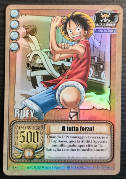 ONE PIECE TCG Card Game - Rufy A Tutta Forza! - JO-C03 Holo - ITALIANO - Image 1