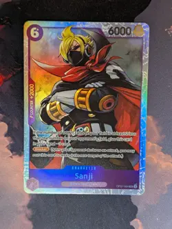 OP07-064 Sanji PRB-02 REPRINT SR Super Rare One Piece TCG English - Image 1
