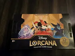 Disney Lorcana The First Chapter Booster Box Sealed EN01 2nd PRINT WAVE 2023 🔥 - Image 1