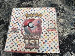 Pokemon 151 Japanese Booster Box Sealed Pokemon TCG sv2a Card Game - Image 1