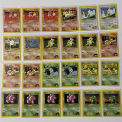 Lot of 24 Pokemon Cards Gym Challenge /132 Growlithe Mankey Sandshrew LP-NM - Image 1