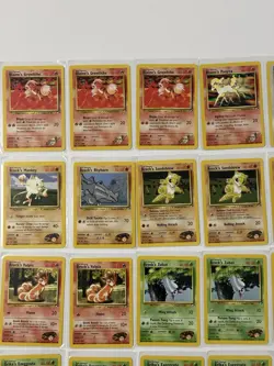 Lot of 24 Pokemon Cards Gym Challenge /132 Growlithe Mankey Sandshrew LP-NM - Image 2