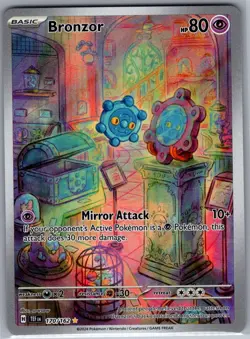 Bronzor 170/162 SV05: Temporal Forces - Pokemon Card - NM - Image 1