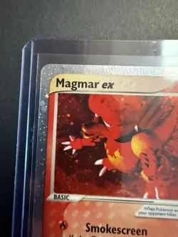 Vintage Pokemon Magmar EX Holo Card 100/109 Ultra Rare 2003 Ruby and Sapphire - Image 2
