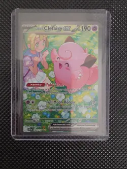 Pokemon TCG Lillie's Clefairy EX Journey Together Sir Card 184/159 NM Condition - Image 3