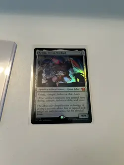 Magic The Gathering Teenage Mutant Ninja Turtles Krang, Ultrom Warlord Foil Card - Image 1