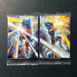 PREORDER Son Goku & Vegeta SR Holo Japanese Dragon Ball Itajaga Vol.7 Cards - Image 2