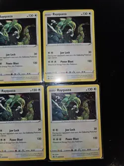 10x Rayquaza SWSH029 Black Star promo Pokemon Cards Lot Sea And Sky swirl LOOK!! - Image 4