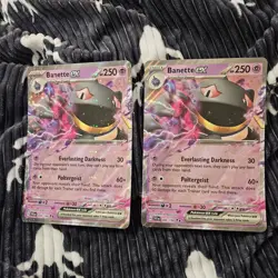 2023 Pokemon Banette EX 088/198 Jumbo Promo Card Lot of 2 - Image 1