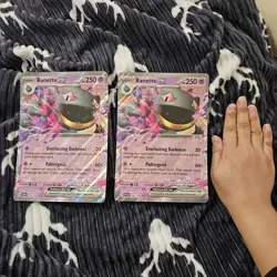 2023 Pokemon Banette EX 088/198 Jumbo Promo Card Lot of 2 - Image 2