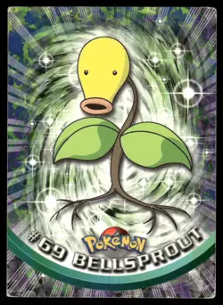 Pokemon Cards Bellsprout #69 Topps Trading Cards Series 1 MP *2 - Image 1