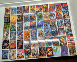 1993 Marvel Masterpieces TCG Card Lot -Spiderman Iron Man 85 Cards - Image 1