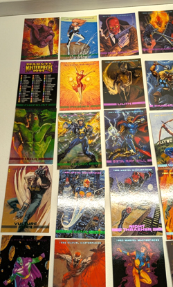 1993 Marvel Masterpieces TCG Card Lot -Spiderman Iron Man 85 Cards - Image 2