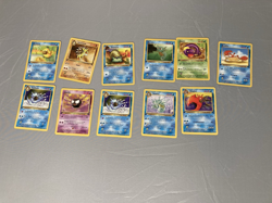 Pokemon Base and Fossil 1st Edition Lot 11 Cards - Image 1
