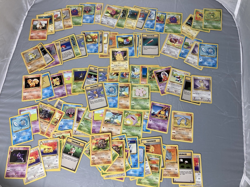 Pokemon Base and Fossil 100 card lot Common/Uncommon - Image 1