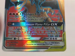Pokemon Charizard & Braixen GX SM230 Sm Promo TAG TEAM GX Holo Card - Image 3