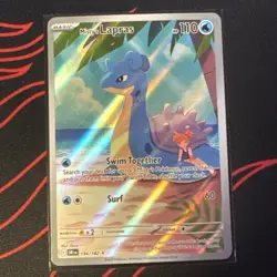 Misty's Lapras Full Art Holo Illustration Rare Card 194/182 Destined Rivals - Image 1