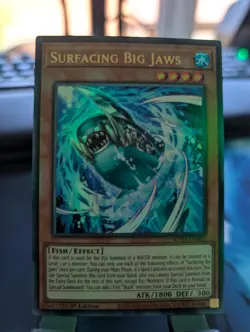 YuGiOh! Surfacing Big Jaws ROTA-EN001 Ultra Rare 1st Ed - Image 1