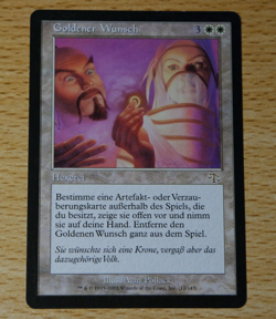 Goldener Wunsch (Golden Wish) | LP | GER | MtG Legacy Vintage White Tutor - Image 1