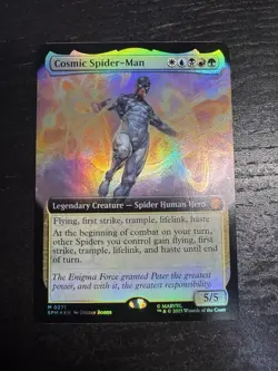 Cosmic Spider-man 271 Foil Eng Near Mint Mtg Spiderman - Image 1