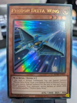 YuGiOh! Photon Delta Wing MZMI-EN024 Ultra Rare 1st Ed - Image 1