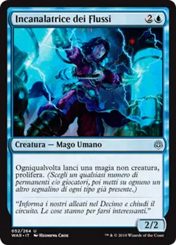 MTG FLUX CHANNELER EXC - INCANALATRICE DEI FLUSSI - WAR - MAGIC - Image 1