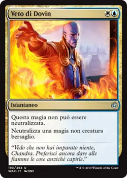 MTG DOVIN's VETO EXC - VETO DI DOVIN - WAR - MAGIC - Image 1