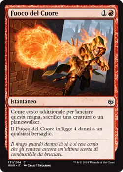 MTG 4x HEARTFIRE EXC - FUOCO DEL CUORE - WAR - MAGIC - Image 1