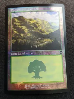 Forest - Foil - Retro Frame - CMM - NM Unplayed - EN - 449 - Image 1