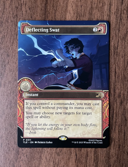 Deflecting Swat (Showcase) - NM - Avatar: The Last Airbender - MTG English - Image 1