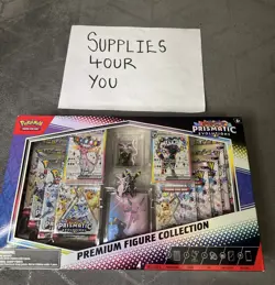 Pokemon Prismatic Evolutions Premium Figure Collection New Sealed - Minor Damage - Image 1