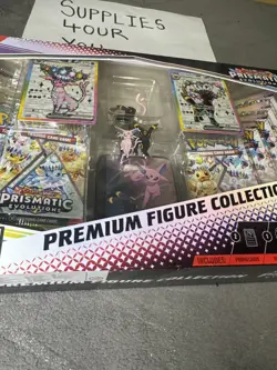 Pokemon Prismatic Evolutions Premium Figure Collection New Sealed - Minor Damage - Image 2