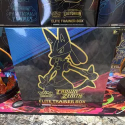 Pokemon Elite Trainer Box Crown Zenith Lucario Sealed English 2022 - Image 1