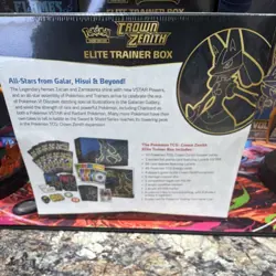 Pokemon Elite Trainer Box Crown Zenith Lucario Sealed English 2022 - Image 3