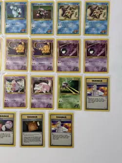 Lot of 28 Pokemon Cards Gym Challenge /132 Abra Drowzee Trainers Slowpoke LP-NM - Image 4