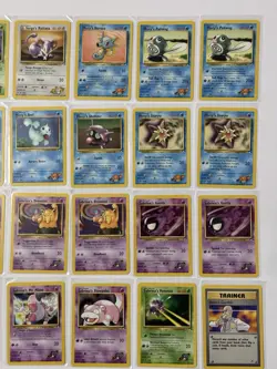 Lot of 28 Pokemon Cards Gym Challenge /132 Abra Drowzee Trainers Slowpoke LP-NM - Image 5