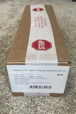 2022 Pokemon Sword & Shield Astral Radiance Factory Sealed Booster Box Case - Image 1