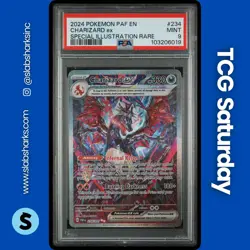 2024 POKEMON PALDEAN FATES #234/091 CHARIZARD EX SPECIAL ILLUSTRATION RARE PSA 9 - Image 1
