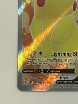Pokemon TCG - Pikachu V (157/172) Full Art - Brilliant Stars - Image 5