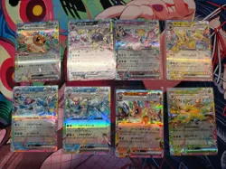 Pokemon Japanese Terastal Festival SV8a Eeveelution EX Double Rare Lot x 8 - NM - Image 1