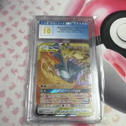 Pokemon TCG Moltres & Zapdos & Articuno GX TAG TEAM Holo 102/173 CGC 10 Japanese - Image 1
