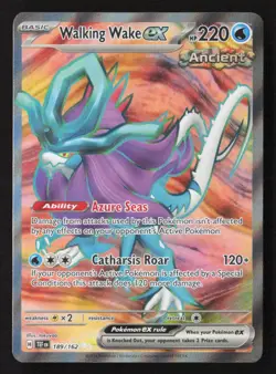 Walking Wake ex Ultra Rare Holofoil TEF 189/162 NM Pokemon TCG - Image 1