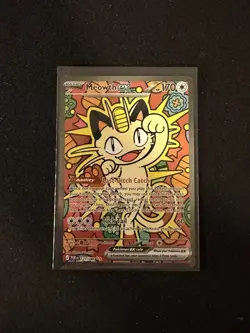 Meowth ex 121/088 ENGLISH Special Illustration Rare - Perfect Order SIR Pokemon - Image 1