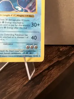 Pokemon Poliwrath Base Set Shadowless Holo Rare 13/102 1999 90 HP English - Image 4