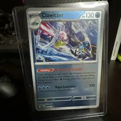 Pokemon Clawitzer Me01: Mega Evolution 038/132 Reverse Holo Stage 1 130 HP Rare - Image 1