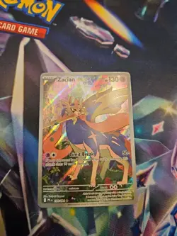 ZACIAN 100/094 ILLUSTRATION RARE PHANTASMAL FLAMES POKEMON NM - Image 1
