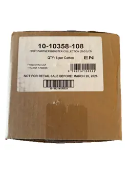 Pokemon TCG First Partner Illustration Collection Series Case 6 Boxes SEALED - Image 1