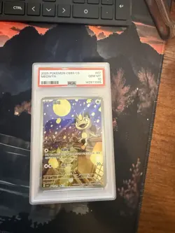 PSA 10 2025 Simplified Chinese Pokemon Meowth Gem Pack Vol 3 CBB3 CS 02 07 - Image 1