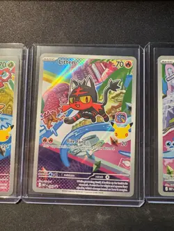 Rowlet, Litten, Popplio MEP 045, 044, 043 NM First Pokemon 30th Free Shipping - Image 2