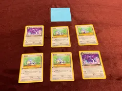 Pokemon Team Rocket First Edition Dratini x4 & Dark Dragonair x2 - Image 1